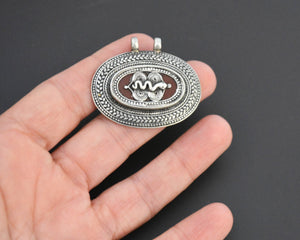 Afghani Kazakh Pendant with Snake
