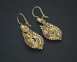 Gilded Ethnic Earrings from Portugal
