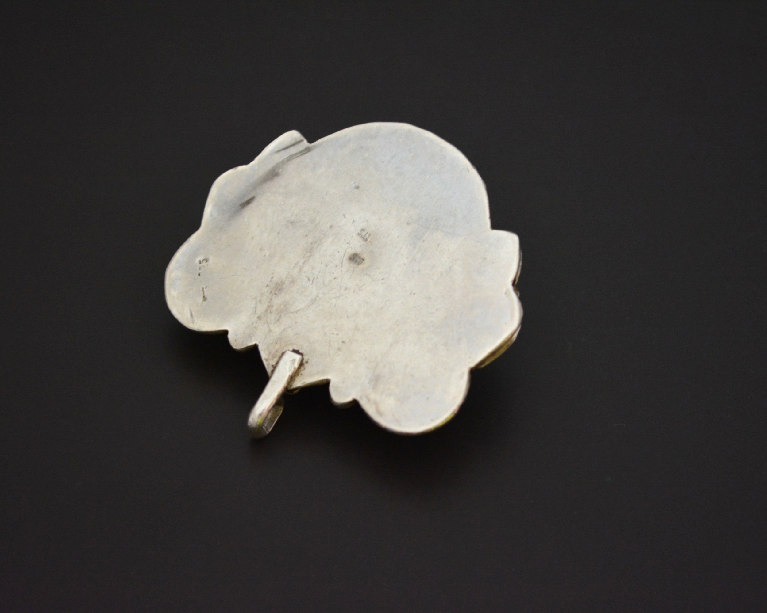 Tibetan Nepali Turqouise Coral Zeeba Pendant