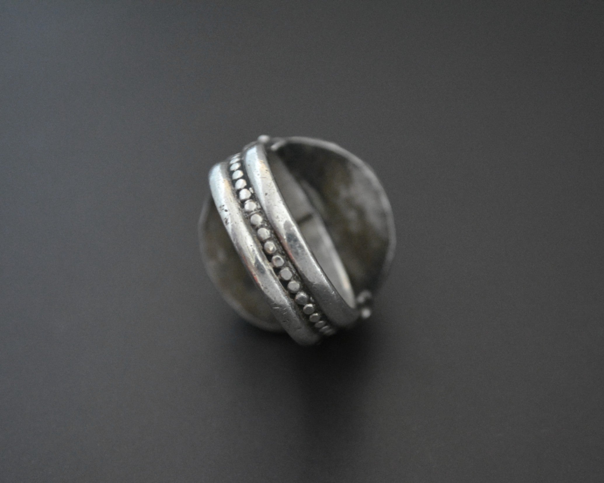 Bold Ethnic Coral Ring - Size 7