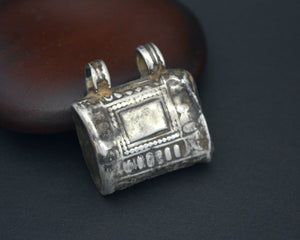 Old Yemeni Silver Box Pendant