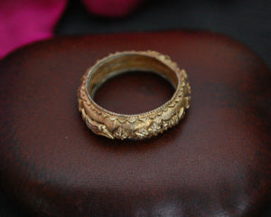 Indonesian Gilded Band Ring - Size 5.5