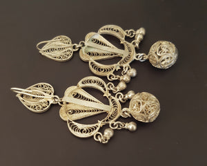 Mexican Oaxacan Filigree Earrings - Oaxacan Jewelry