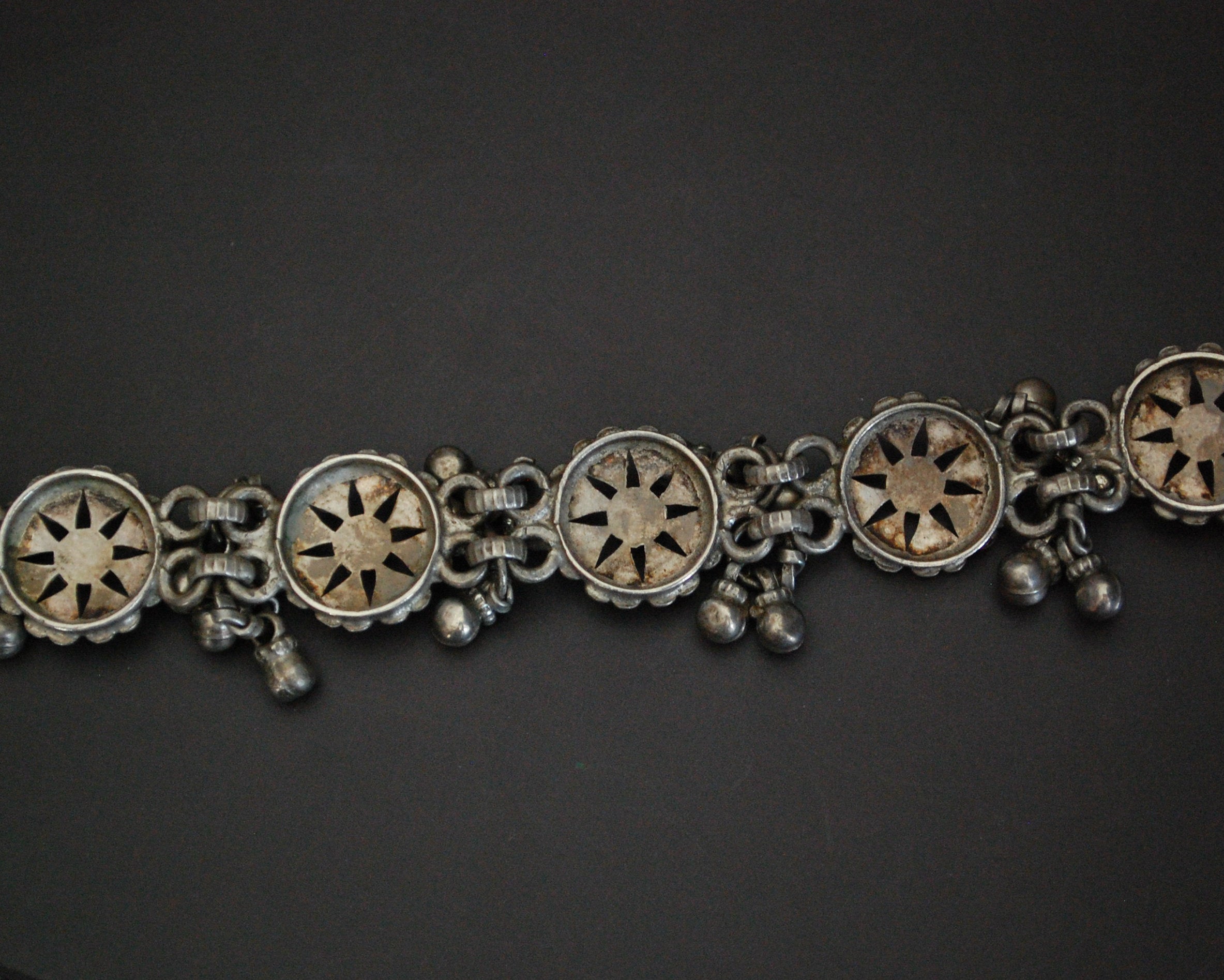 Rajasthani Silver Bracelet with Bells