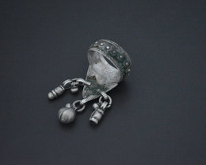 Reserved - Old Yemeni Ring with Bells - Size 7.5