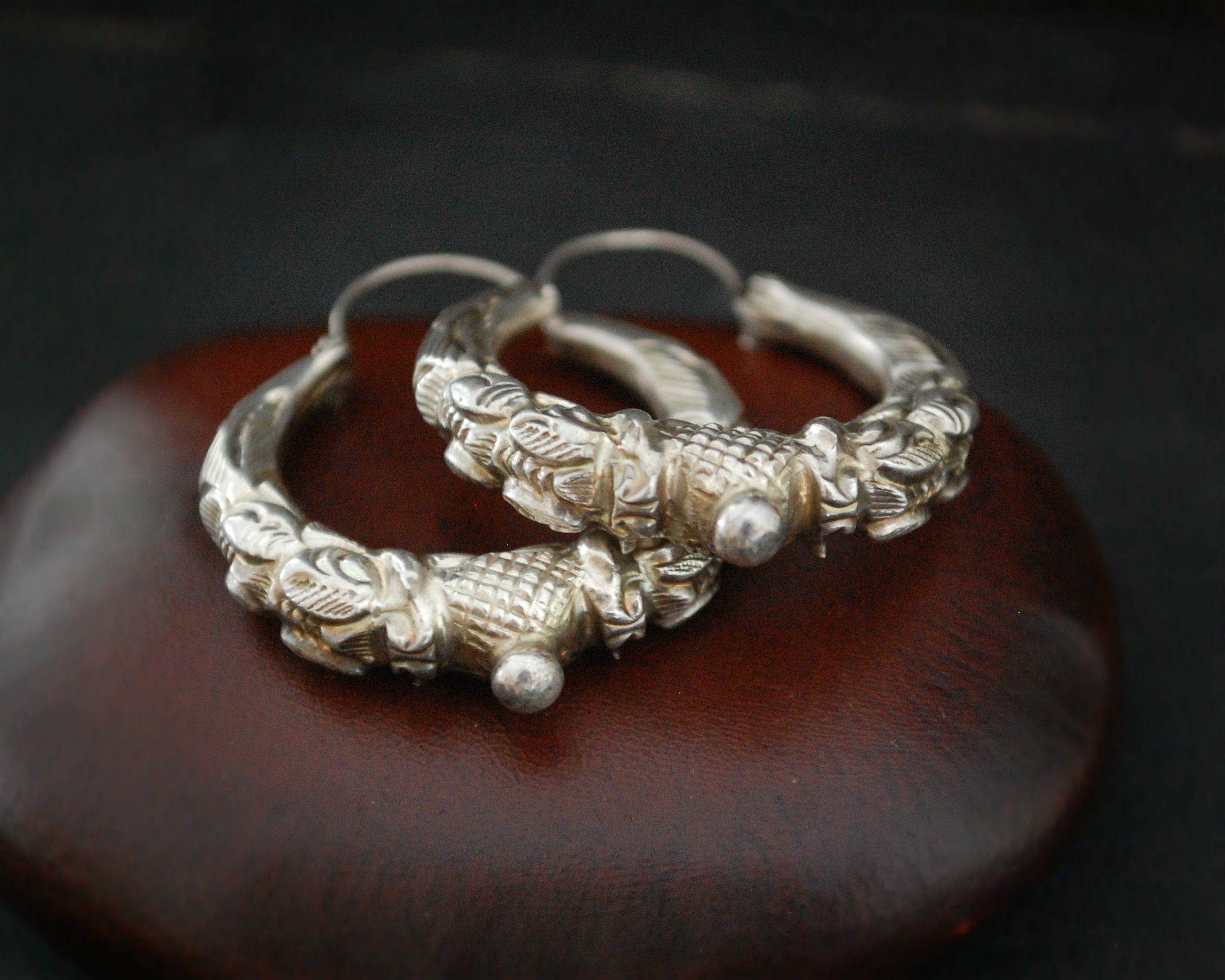 Nepali Hoop Earrings - MEDIUM