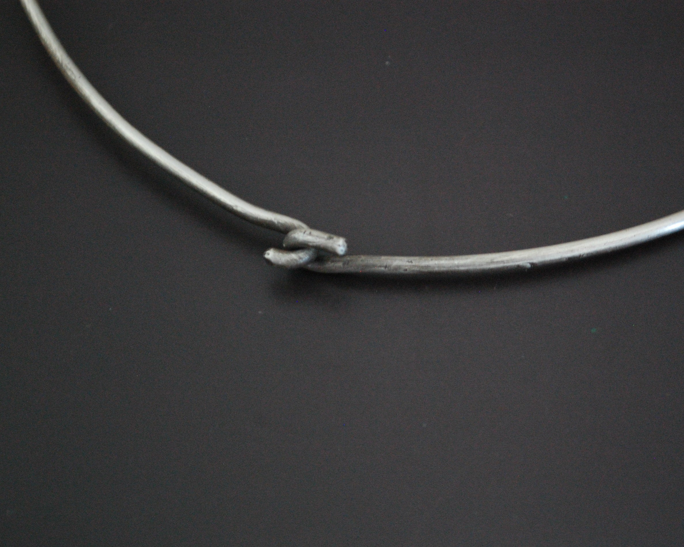 Libyan Salhat Pendant on Silver Neckring