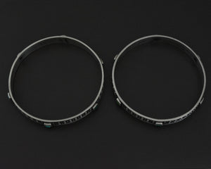 Ethnic Turquoise Bangle Bracelet - PAIR