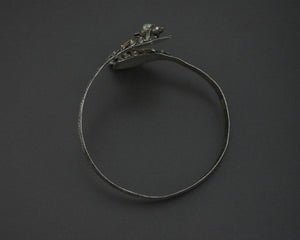 Double Dragon Turquoise Bracelet from Bali - MEDIUM SIZE