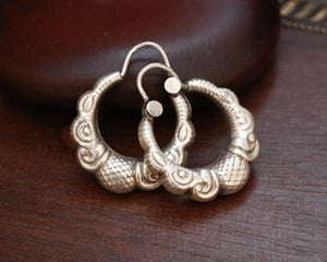 Ethnic Hoop Earrings from Nepal - Small