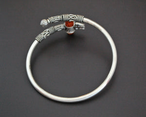 Rudraksha Trident Sterling Silver Bracelet