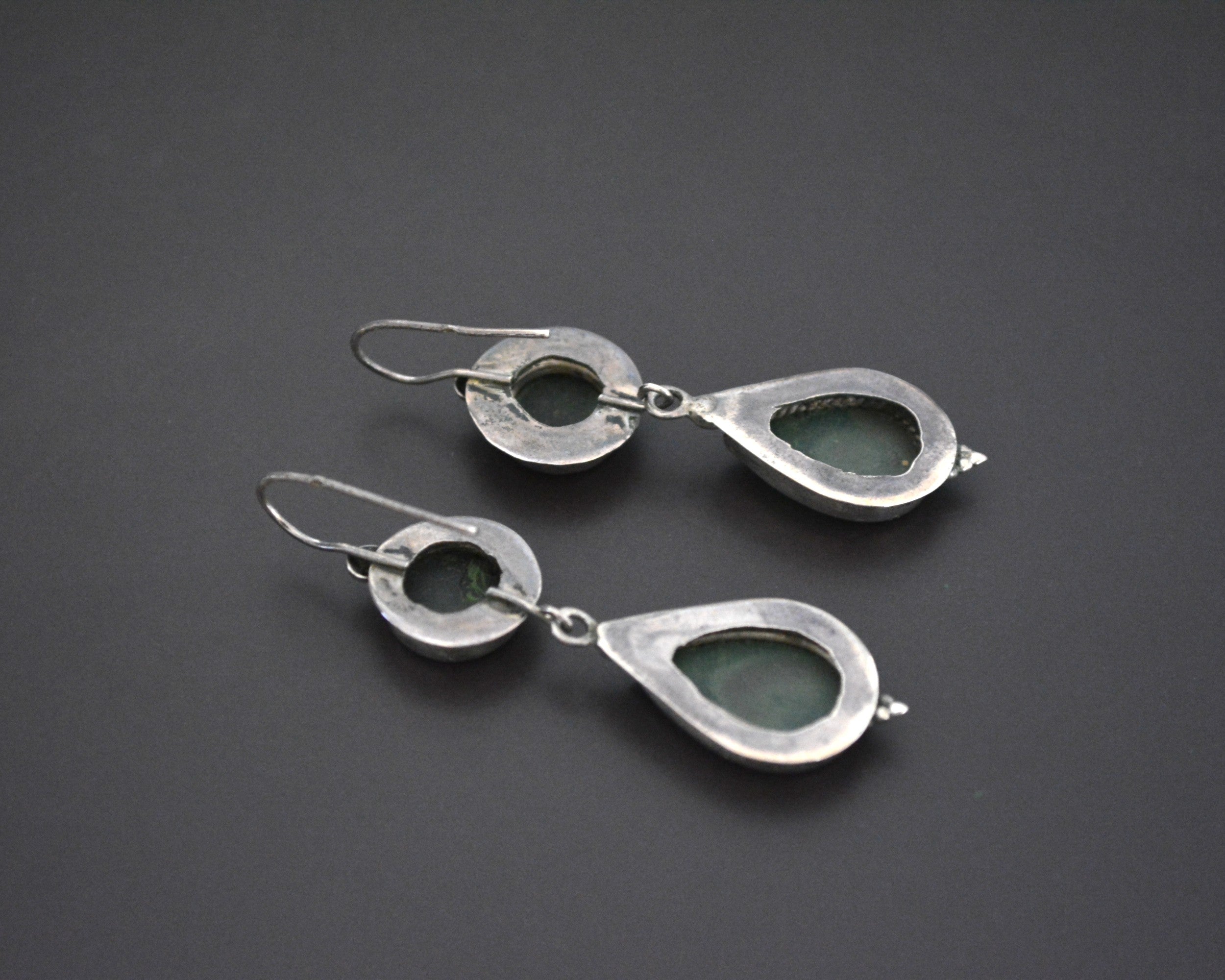 Onyx Aventurine Earrings from India