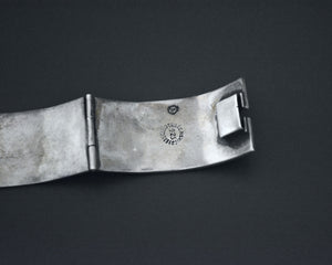 Mexican Taxco Link  Cuff Bracelet