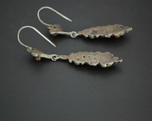 Old Berber Coral Dangle Earrings