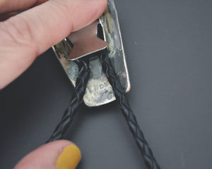 Native American Turquoise Sterling Bolo Tie