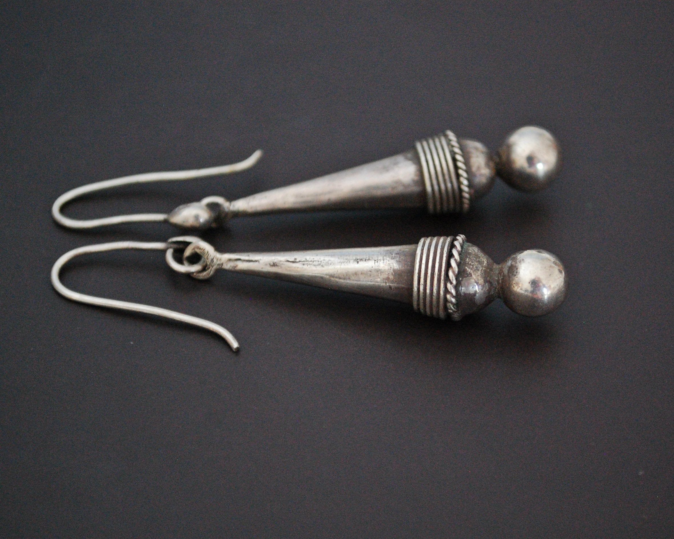 Cone Dangle Earrings from India