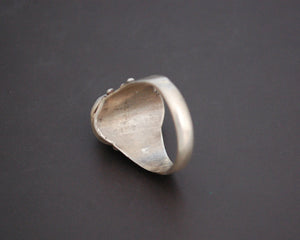 Vintage Nepali Coral Ring - Size 9.5