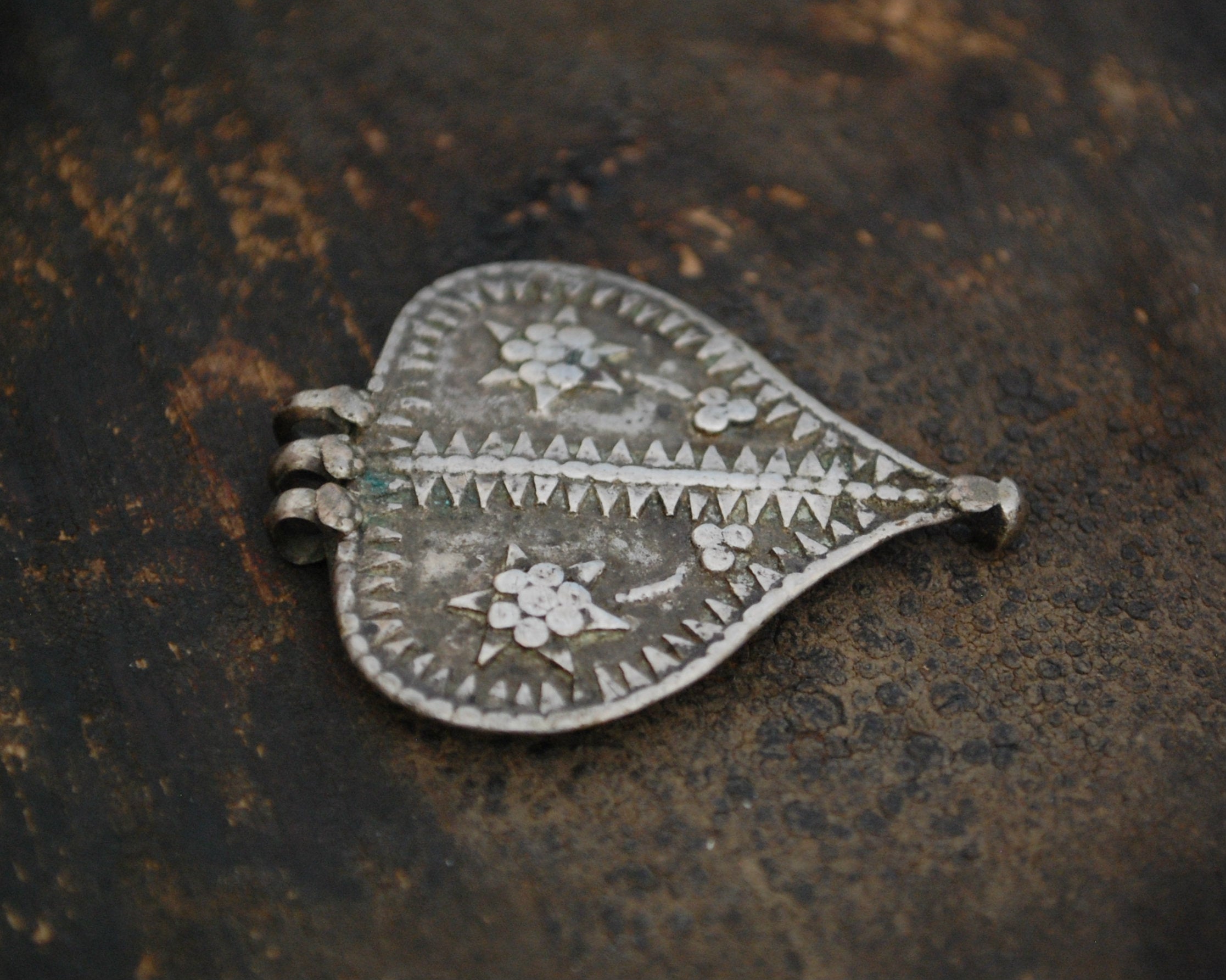Old Rajasthani Silver Pendant