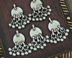 Old Afghani Silver Charms with Bells