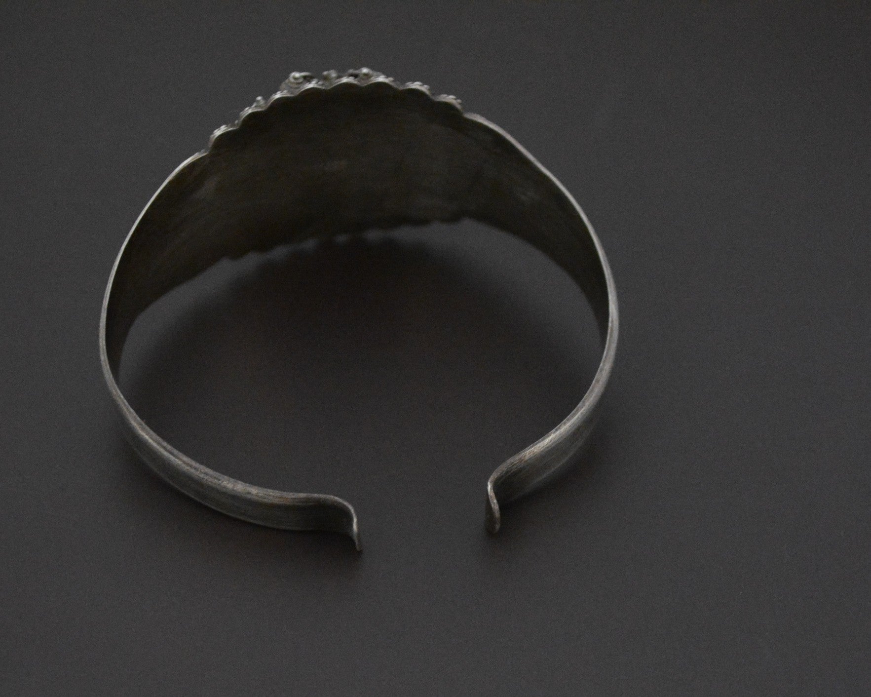 Old Silver Barong Cuff Bracelet from Bali