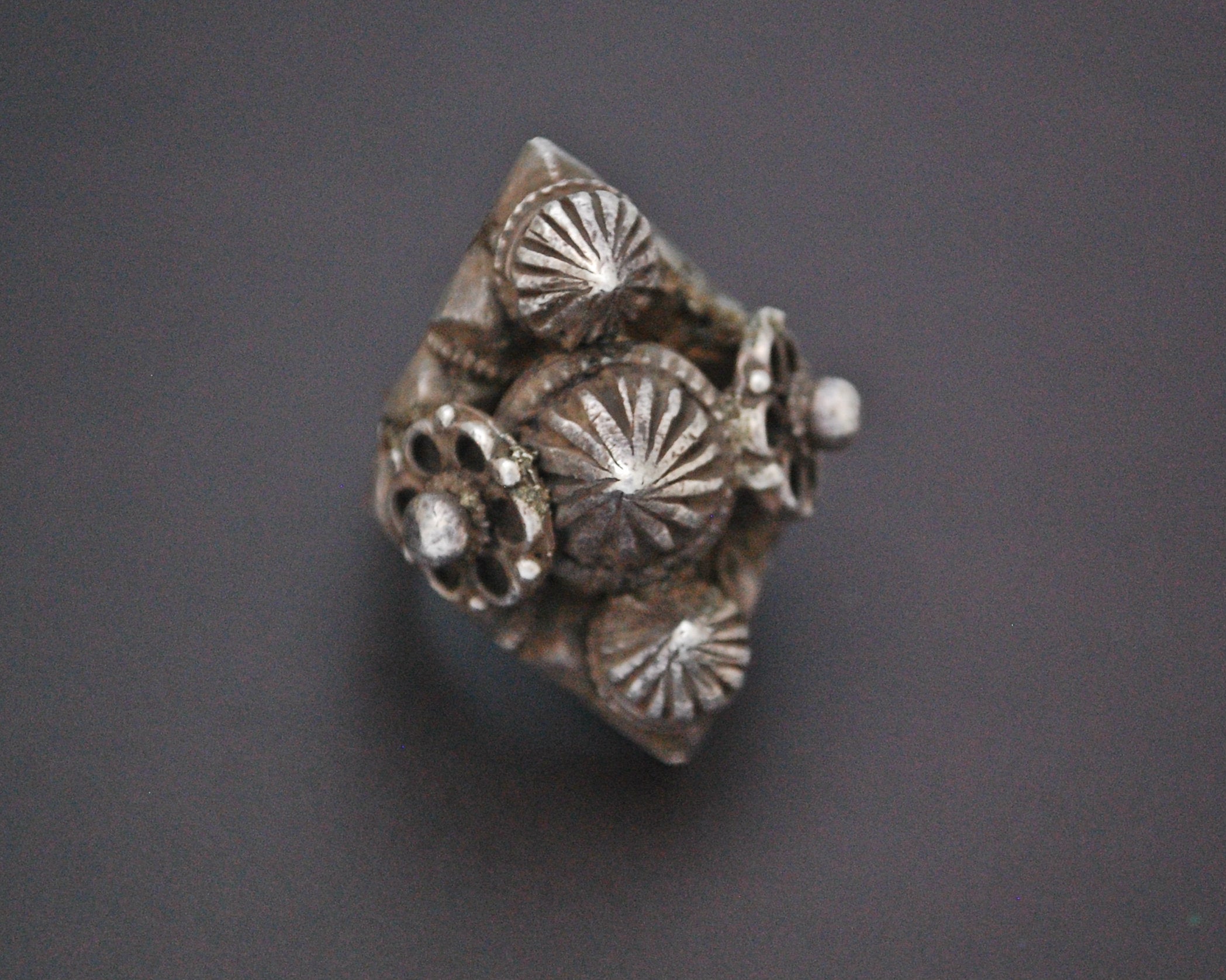 Reserved for Y.M. - Heavy Tribal Indian Silver Ring - Size 6+