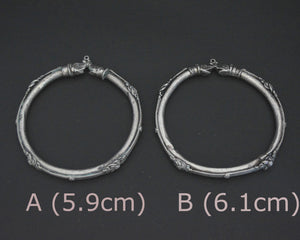 Indian Elephant Bangle Bracelet - PAIR