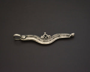 Old Indian Rajasthani Silver Pendant