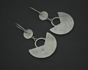 Egyptian Silver Dangle Earrings