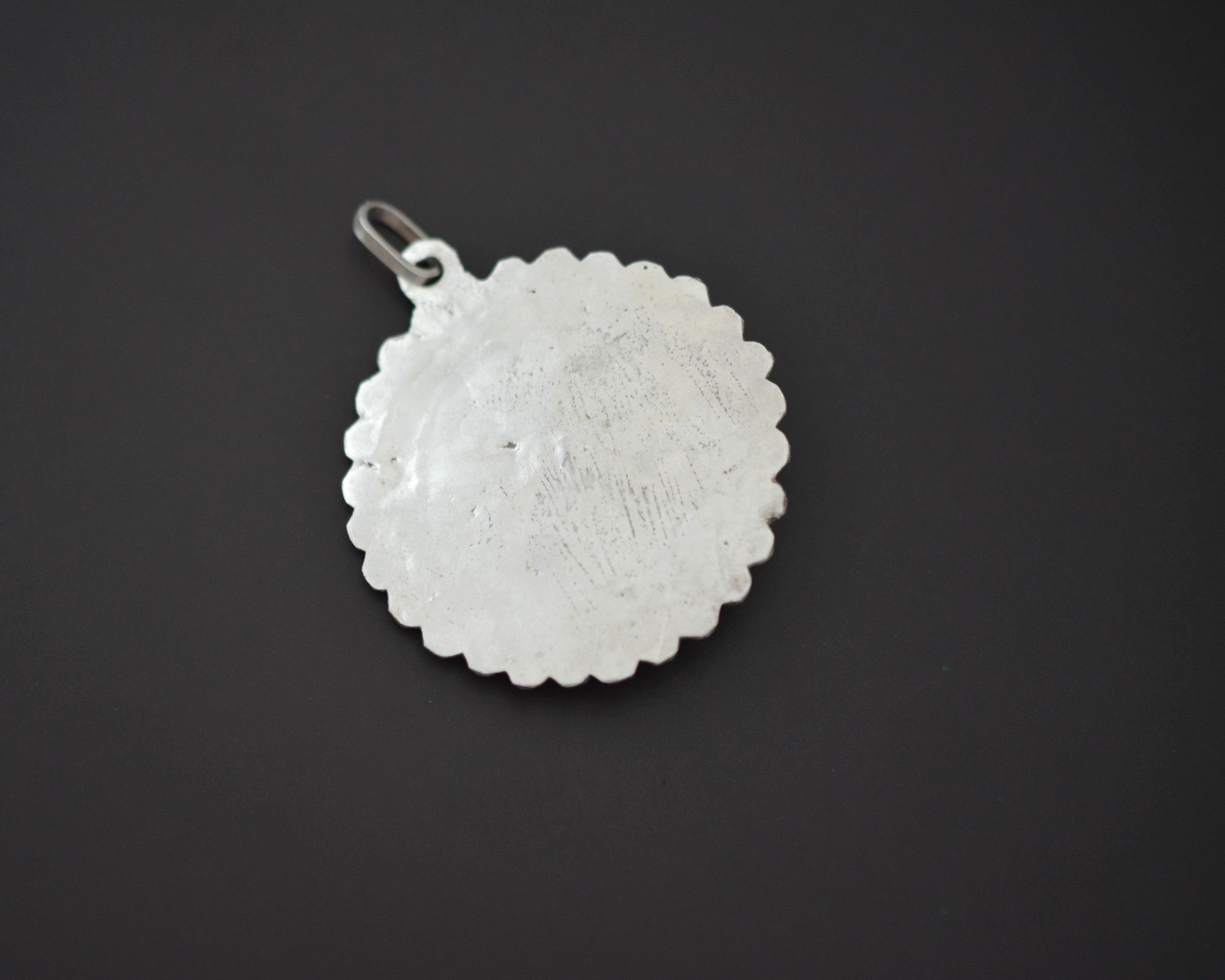 Berber Enamel Coral Pendant