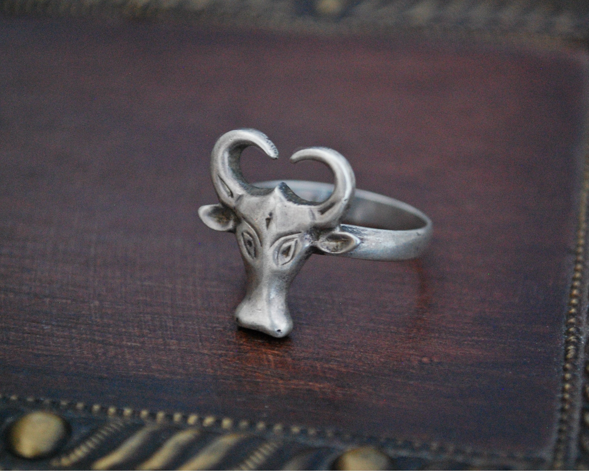 Antique Berber Bull Ring - Size 9.25