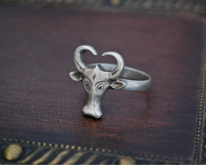 Antique Berber Bull Ring - Size 9.25