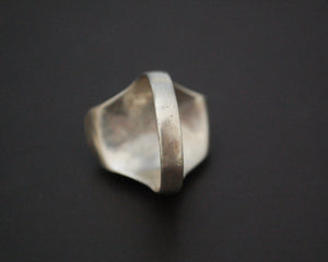 Nepali Turquoise Saddle Ring - Size 7.5