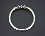 Ethnic Indian Silver Bracelet - Openable