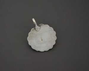 Nepali Coral Flower Pendant