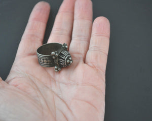 Antique Omani Silver Ring - Size 8