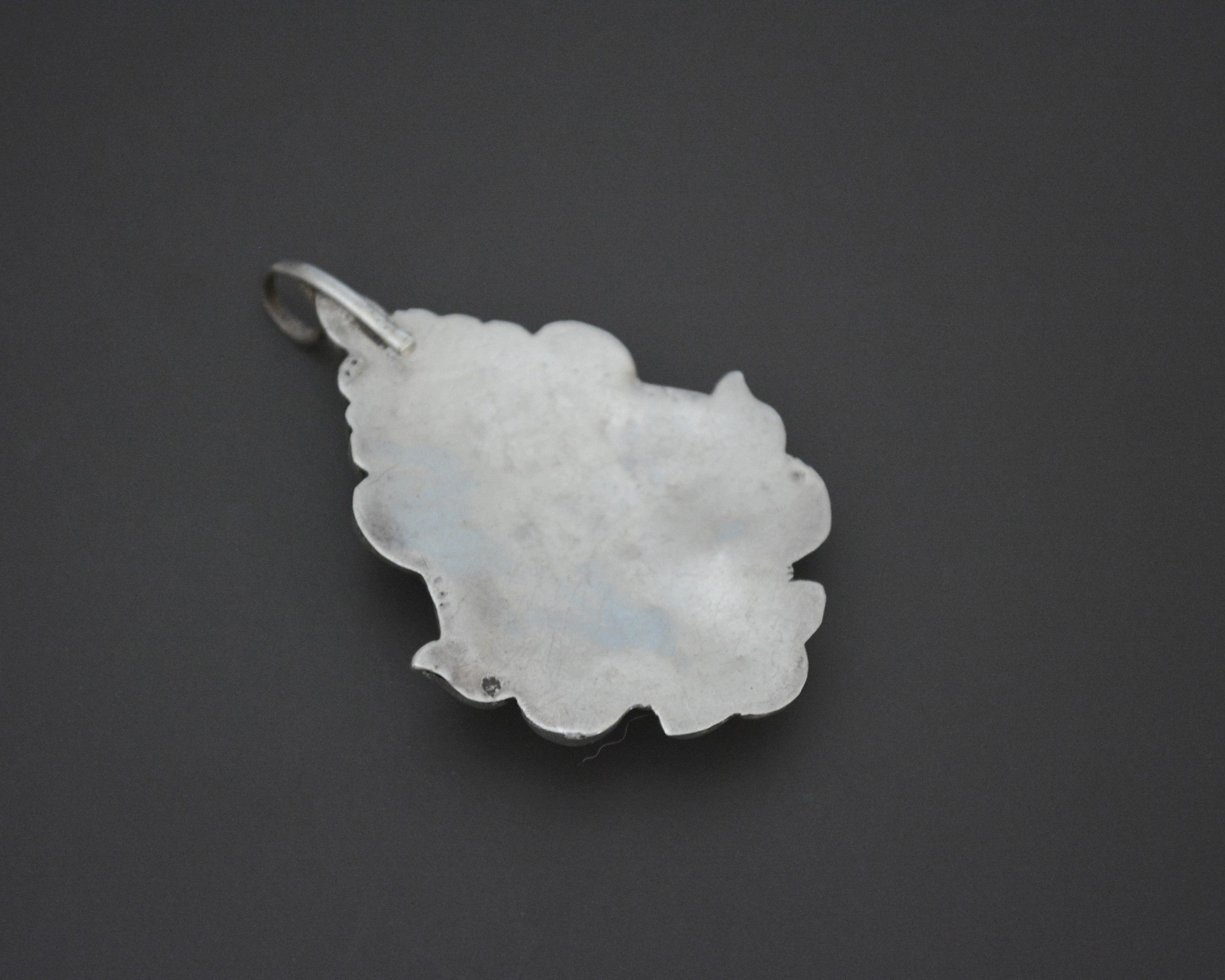 Nepali Ashtamangala Pendant with Coral