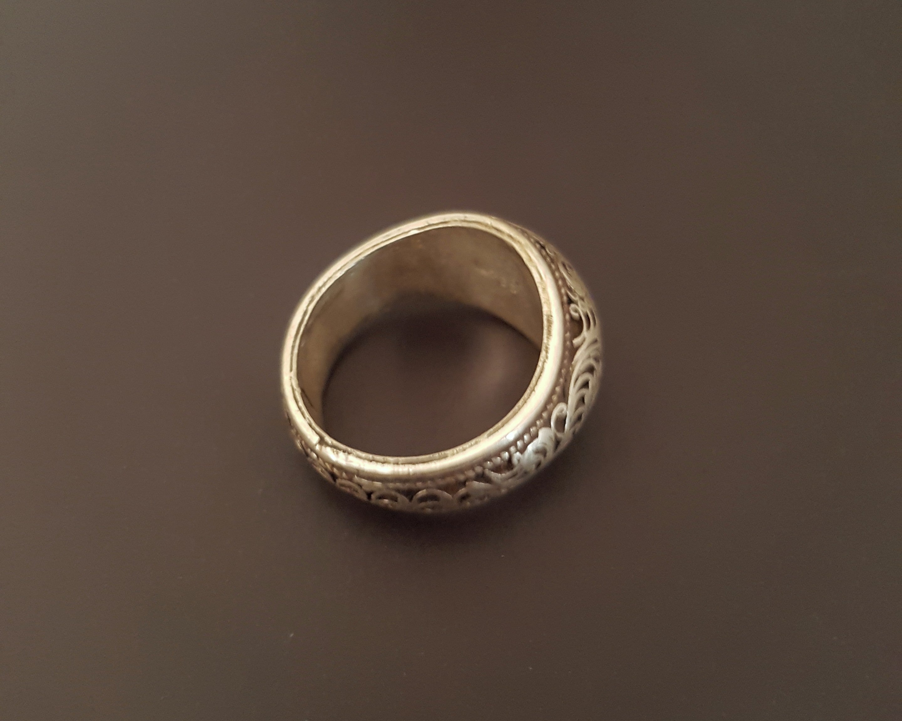 Nepali Filigree Band Ring - Size 7.25