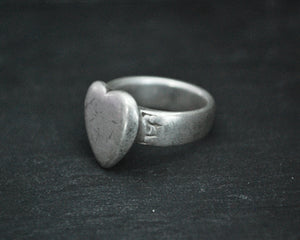 Indian Tribal Heart Ring - Size 6 /6.5