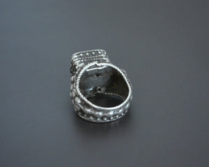 Antique Yemeni Silver Ring - Size 6.5