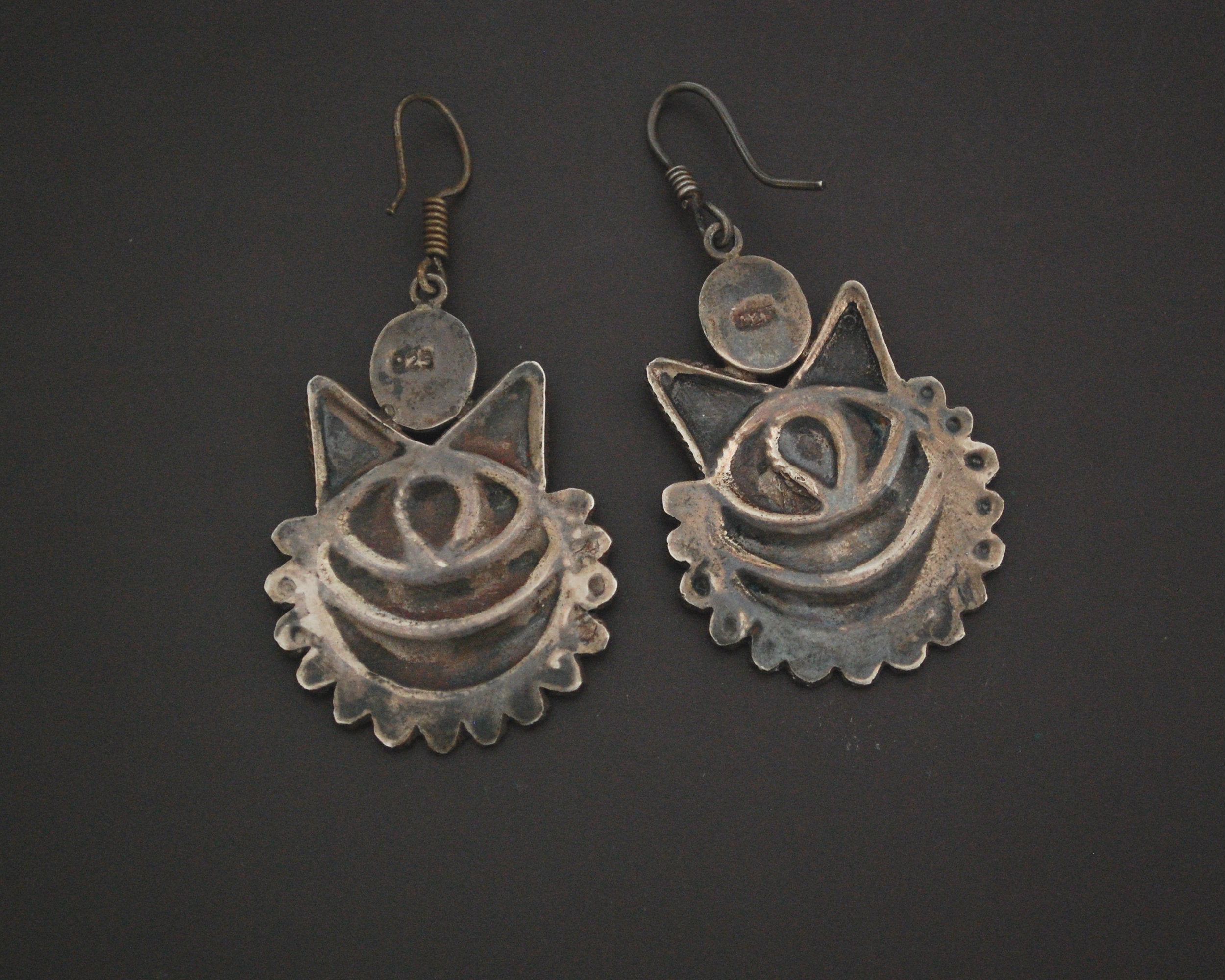 Ethnic Onyx Earrings from India