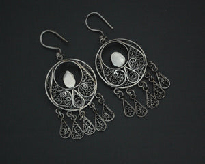 Egyptian Filigree Turquoise Earrings