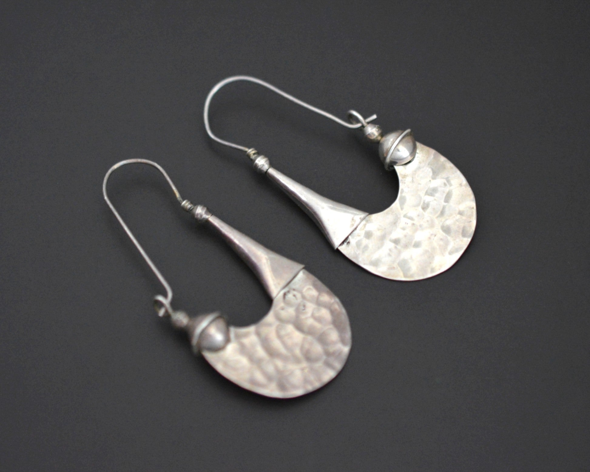 Ethnic Long Hoop Earrings - LARGE
