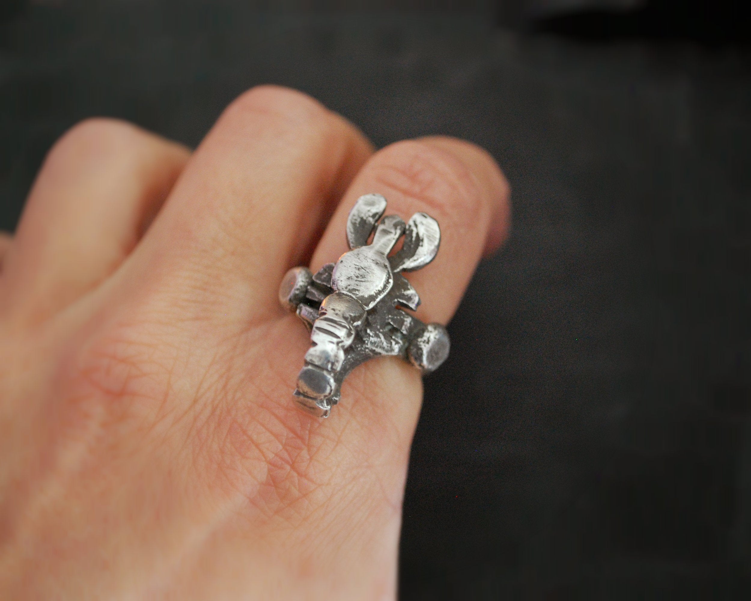 Antique Tuareg Scorpion Ring - Size 6.5