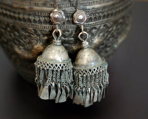 Old Silver Kashmiri Jhumka Earrings