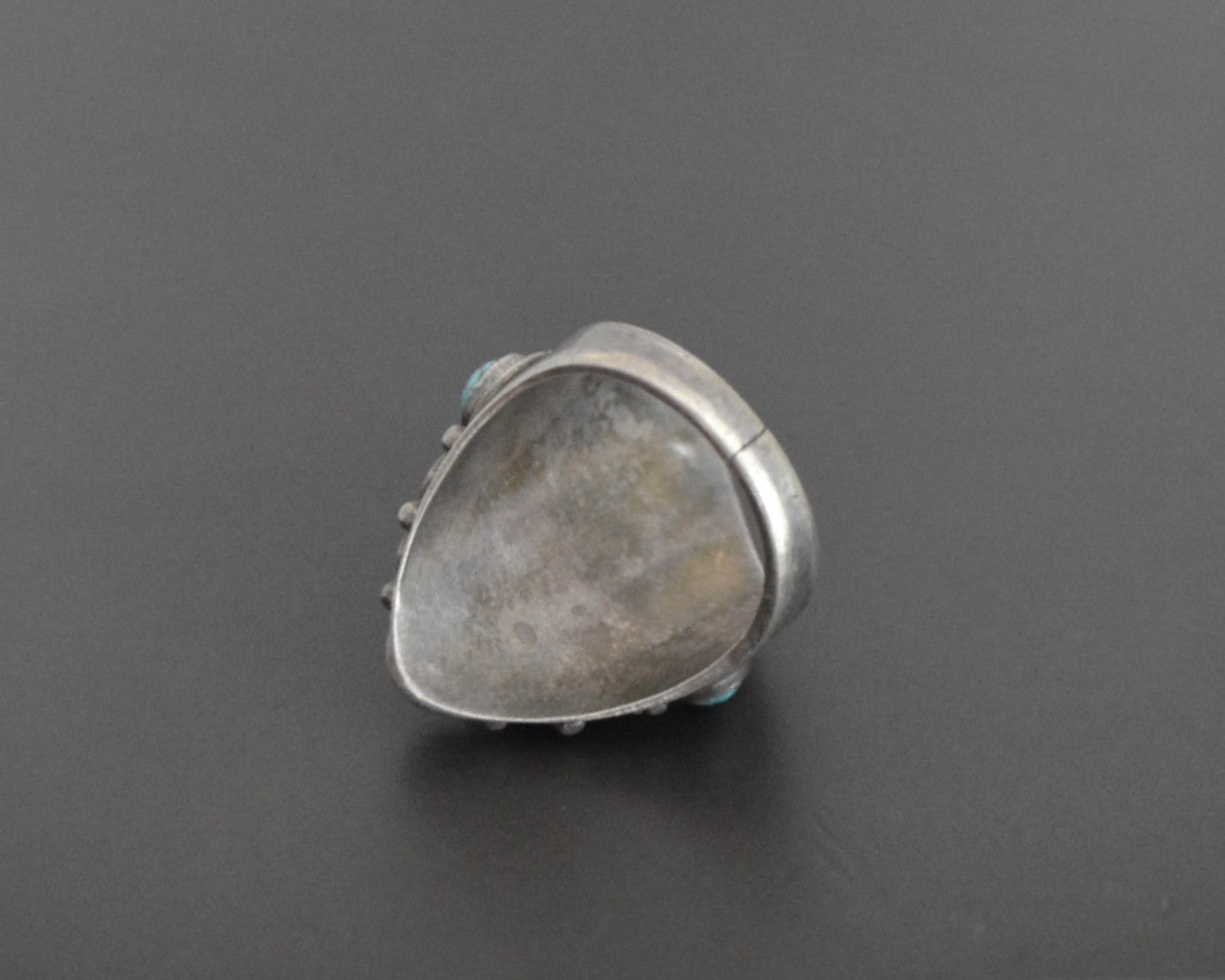 Reserved for I. Nepali Turquoise Coral Ring - Size 9