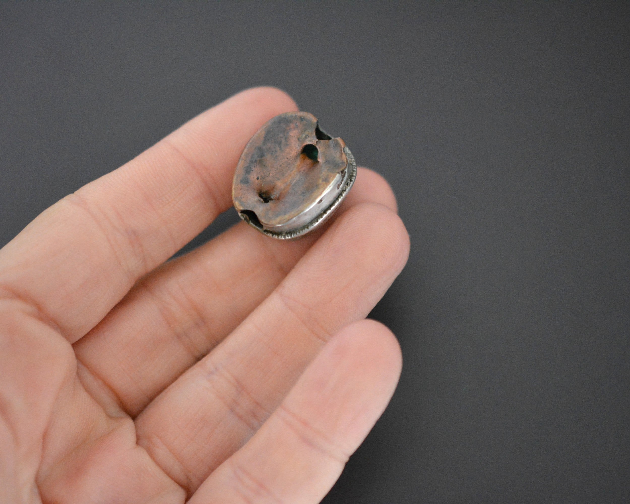 Reserved for S. - Old Tibetan Turquoise Bead Pendant