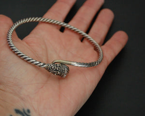 Vintage Lion Head Bracelet or Upper Arm Bracelet