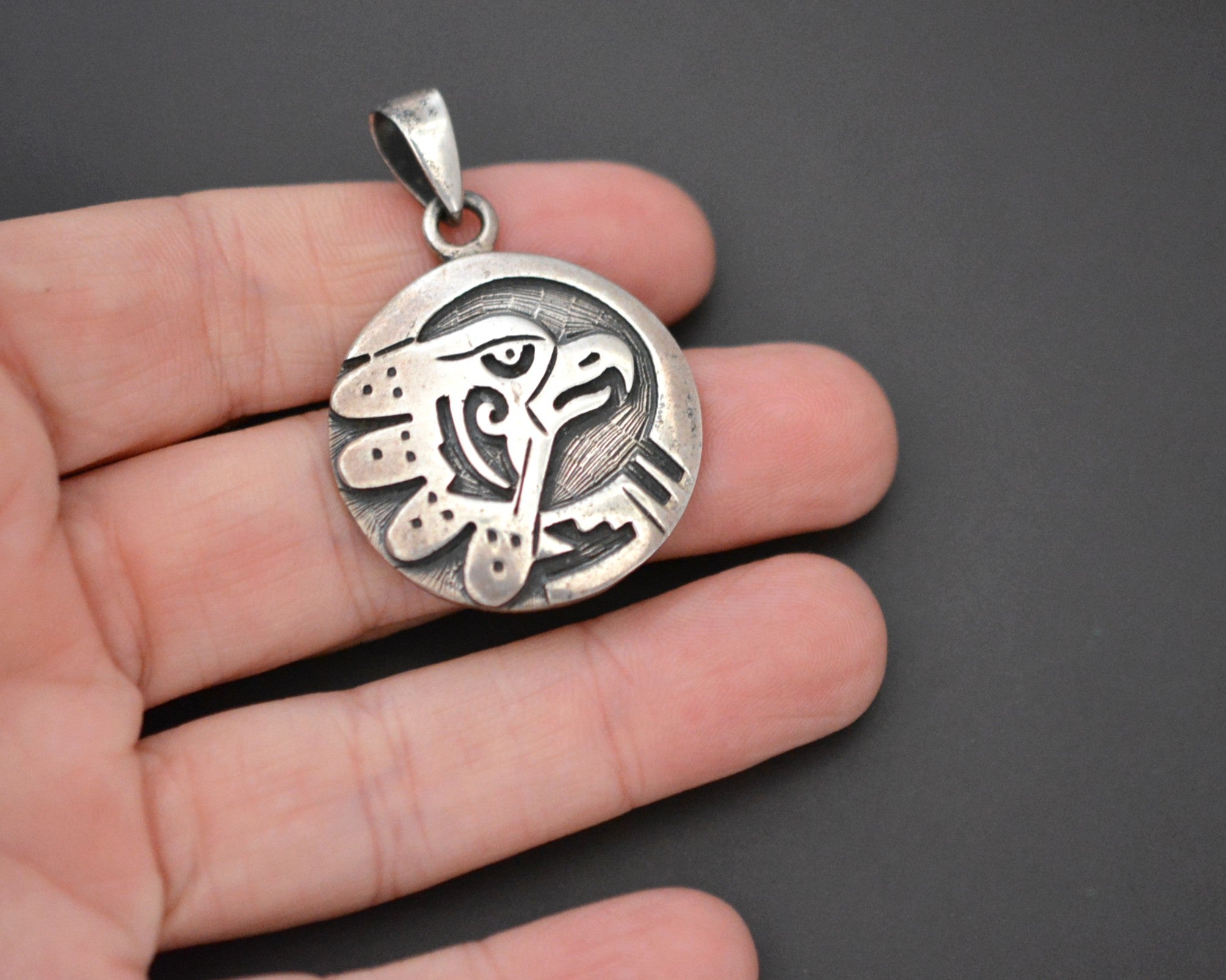 Native American Hopi Eagle Pendant