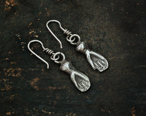 Old Berber Hamsa Earrings