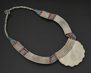 Vintage Nepali Turquoise Coral Necklace